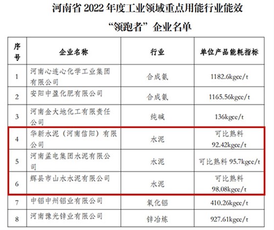 领跑者企业名单