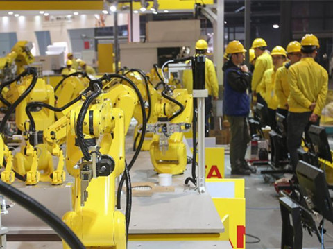 中信重工机器人首次亮相中国工博会