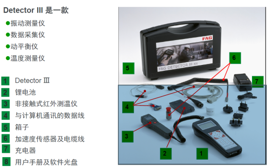 安徽捷越DETECTOR III轴承测量工具的功能介绍