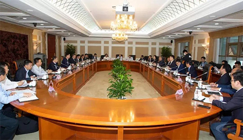 蚌埠市委市政府与海螺集团合作发展座谈会