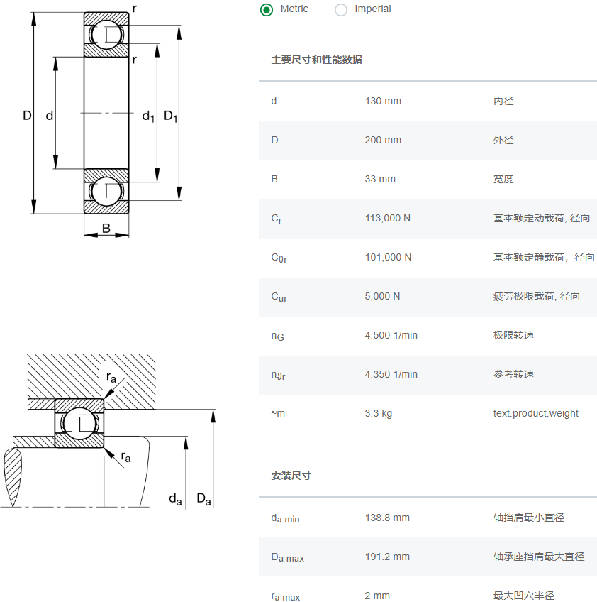 6026.C3轴承数据