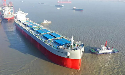 　海螺集团安徽国贸下属技术公司交付新年首条船舶