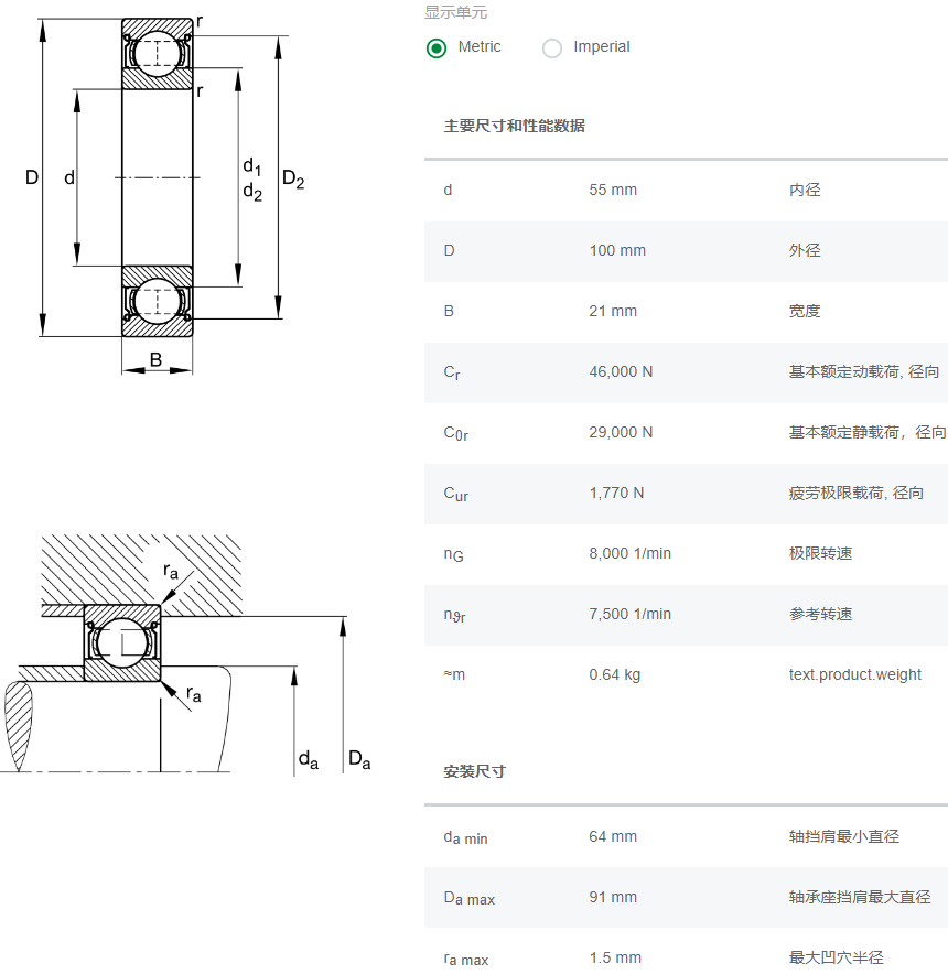 6211.2ZR.C3轴承数据