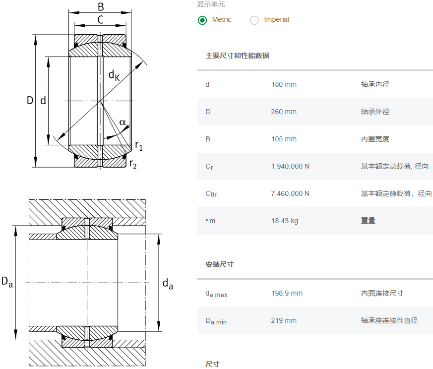 GE180-DO-2RS轴承数据