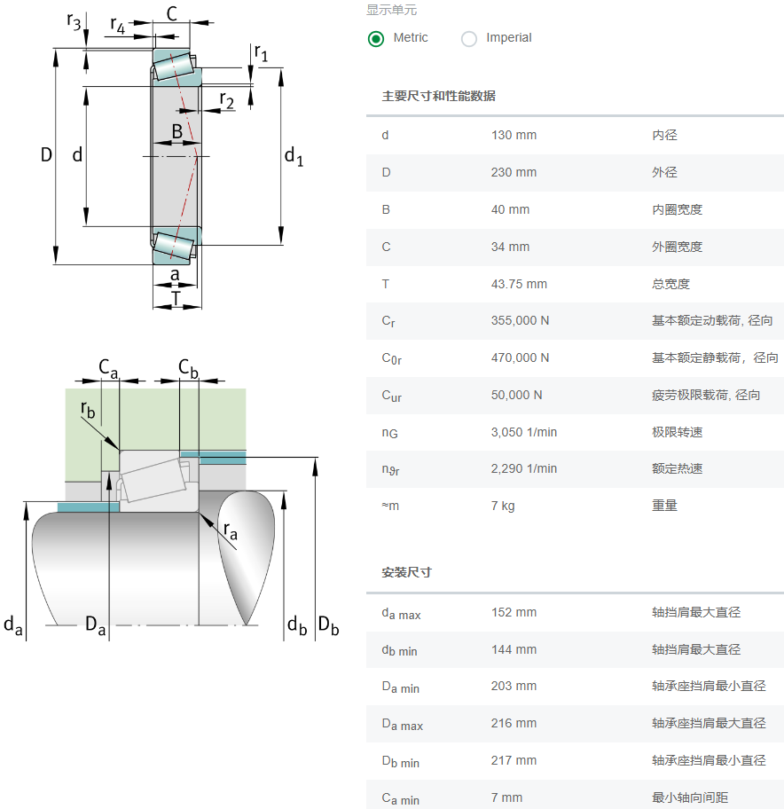 30226A轴承数据