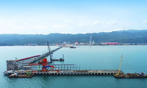 东加红狮5万吨级海港码头