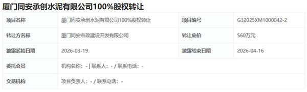 厦门同安承创水泥有限公司100%股权转让.jpg