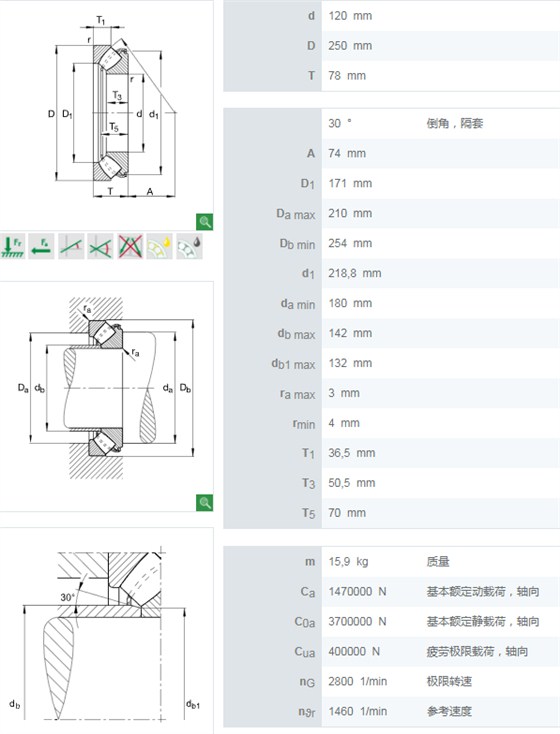 29424E1轴承数据