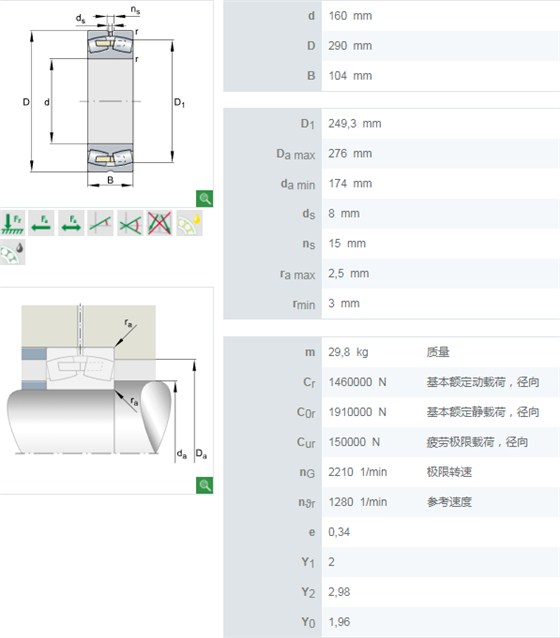 23232E1A.M轴承数据/