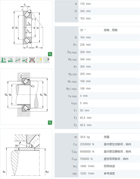 29434E1轴承数据