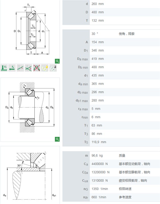 29452E1轴承数据/