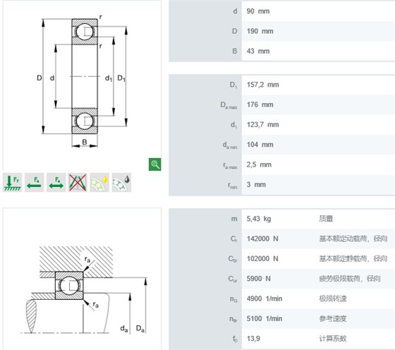 6318.C3轴承数据