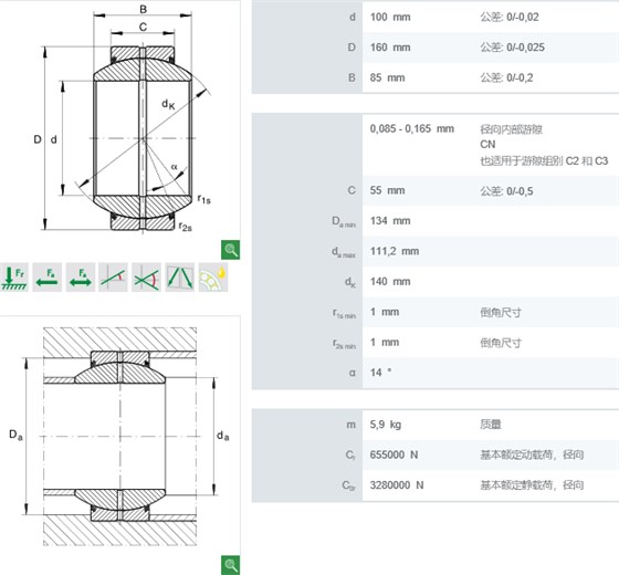 GE100.FO.2RS.A轴承数据