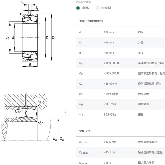 24060轴承数据