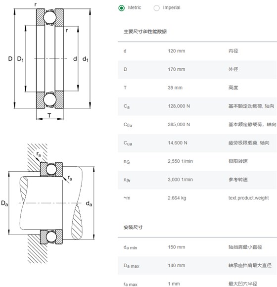 51224轴承数据