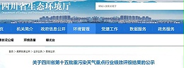 四川一家水泥企业获评绩效B级