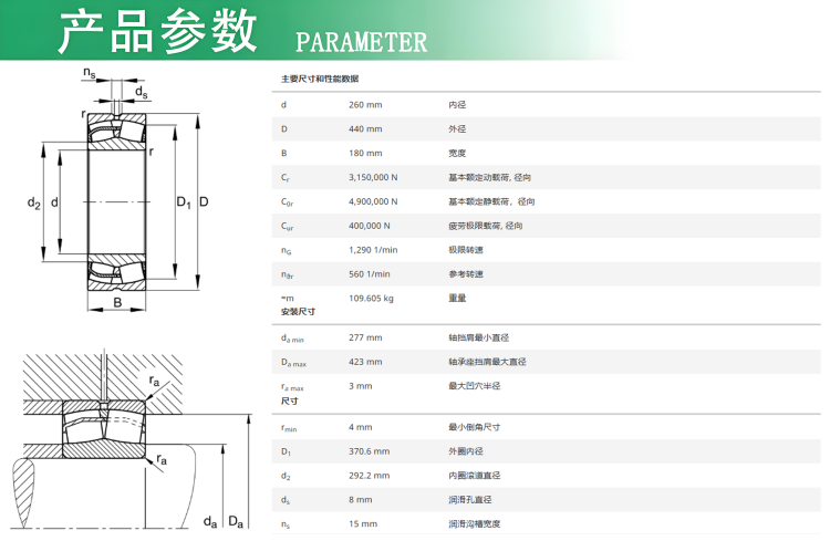 FAG调心滚子轴承24152-BE-XL 重齿JH710C回转窑减速机